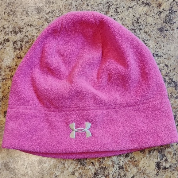 under armour pink skull cap